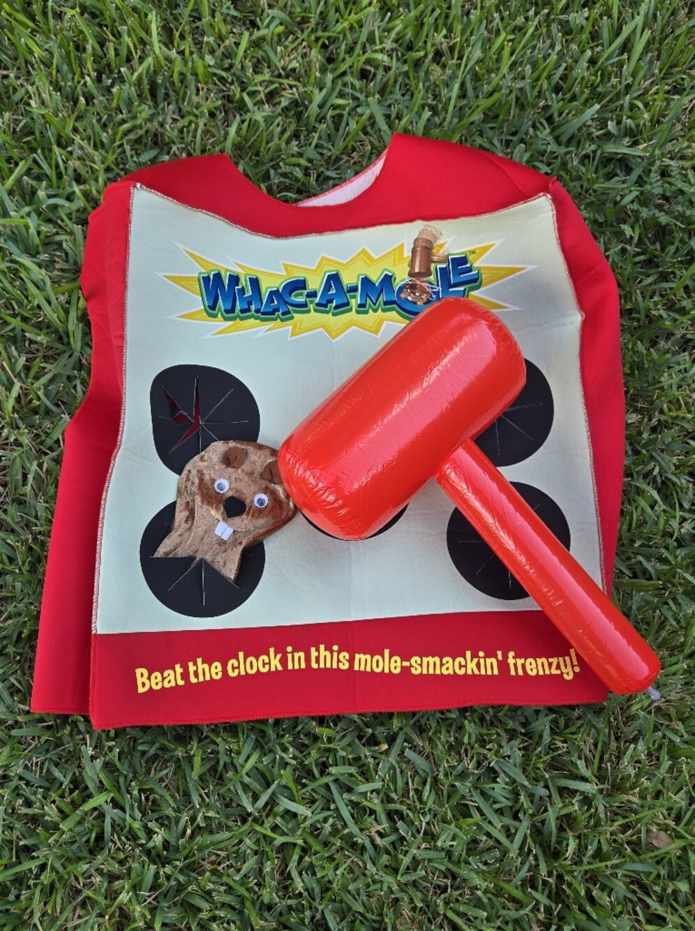 Whac a Mole, Whac-A-Mole or Whack A Mole Kids wearable interactive game costume